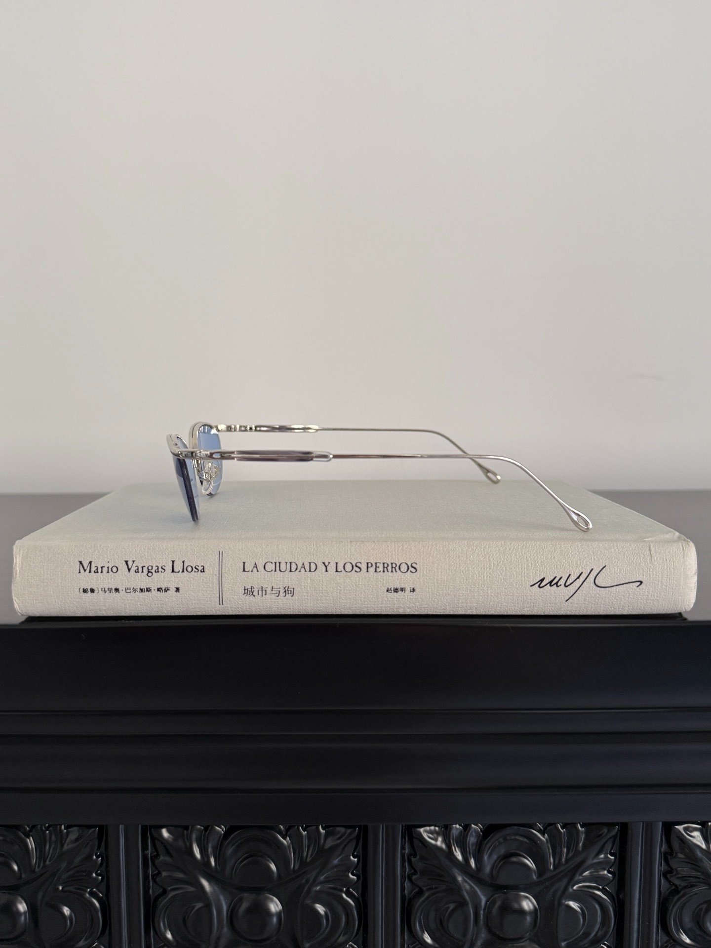 Jean Paul Gaultier Silver Frame Sunglasses — label
