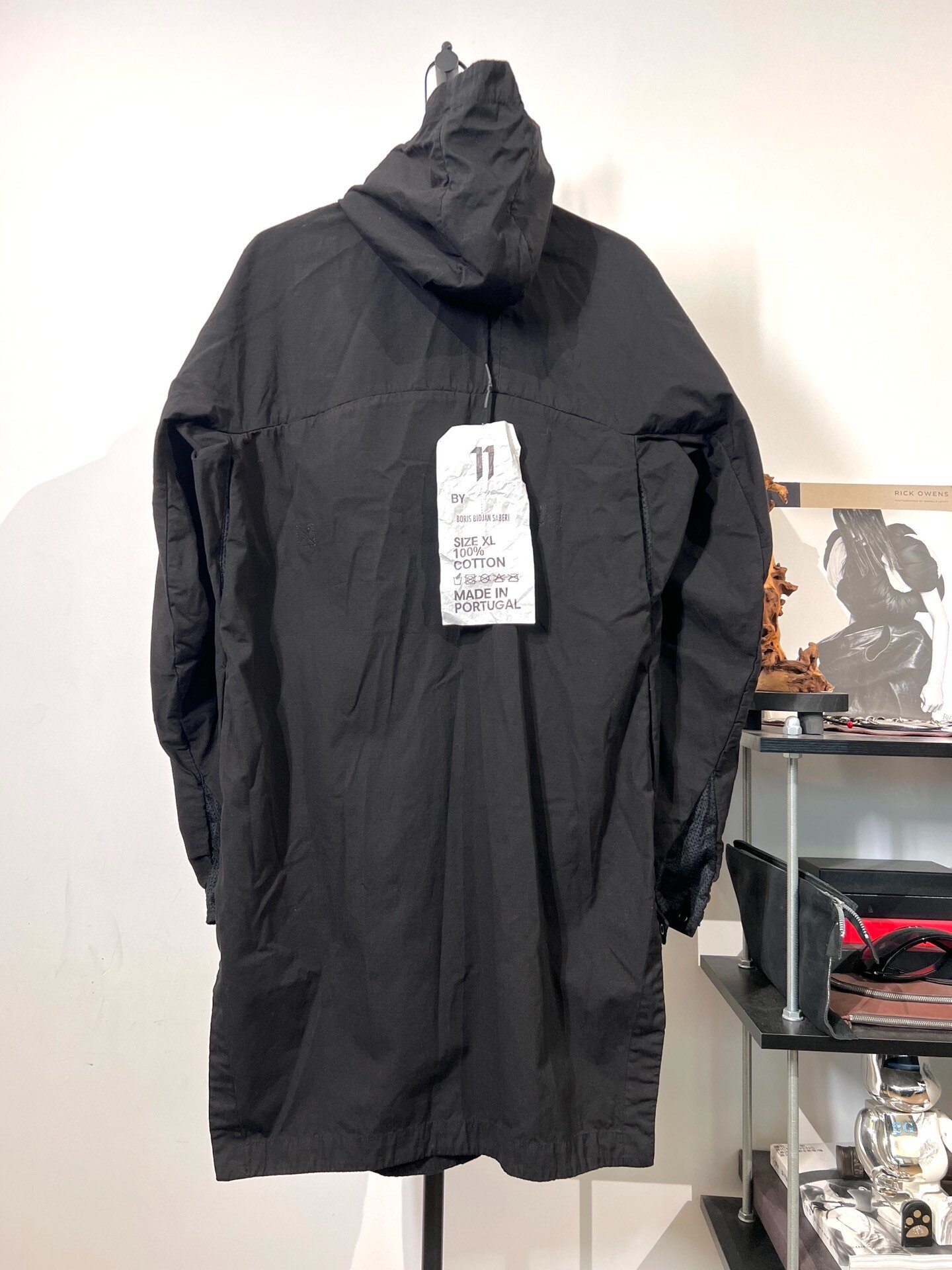 Boris Bidjan Saberi S3 Mid-Length Coat — front