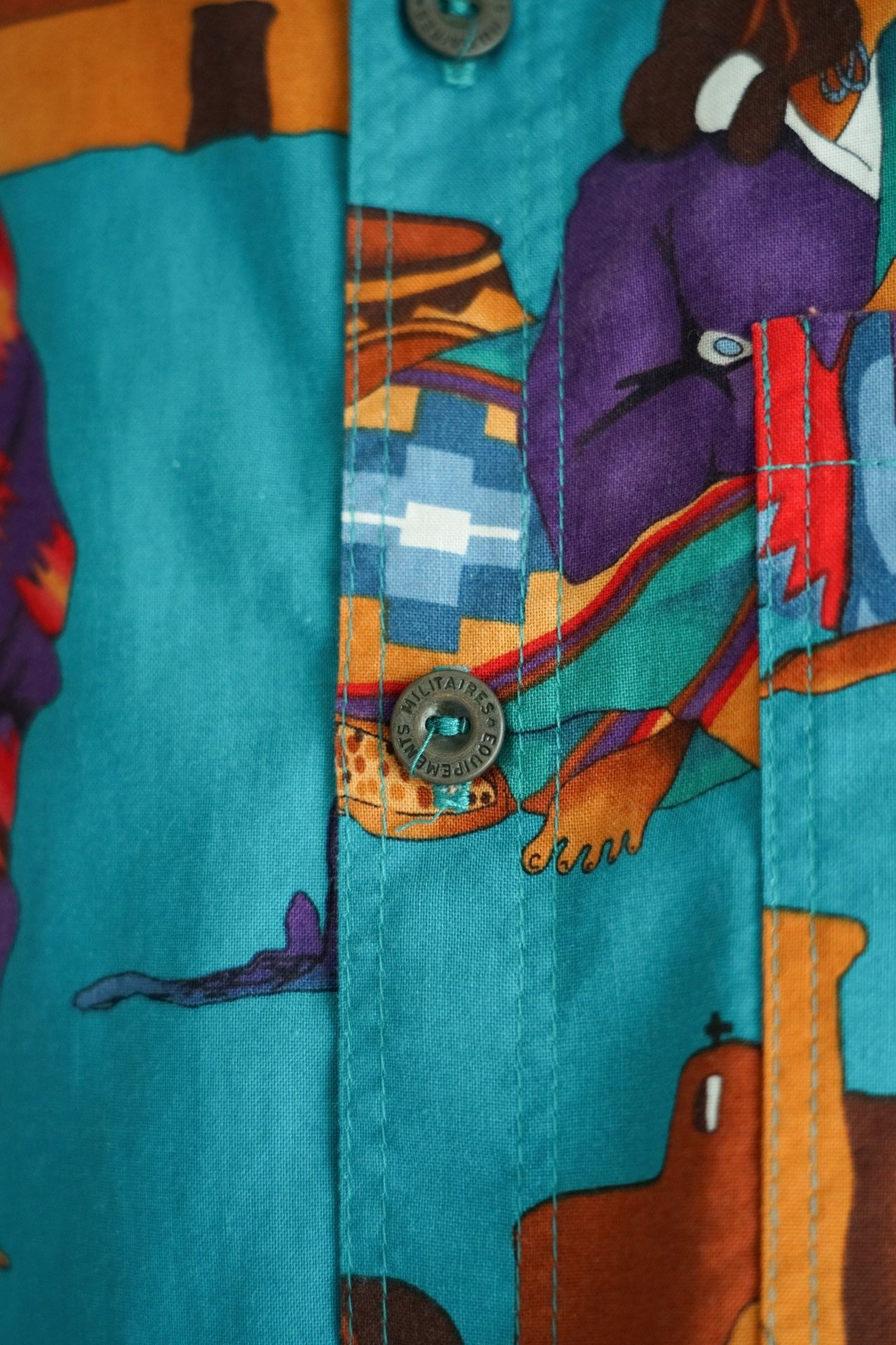 Yohji Yamamoto 04SS Indian Print Shirt — label