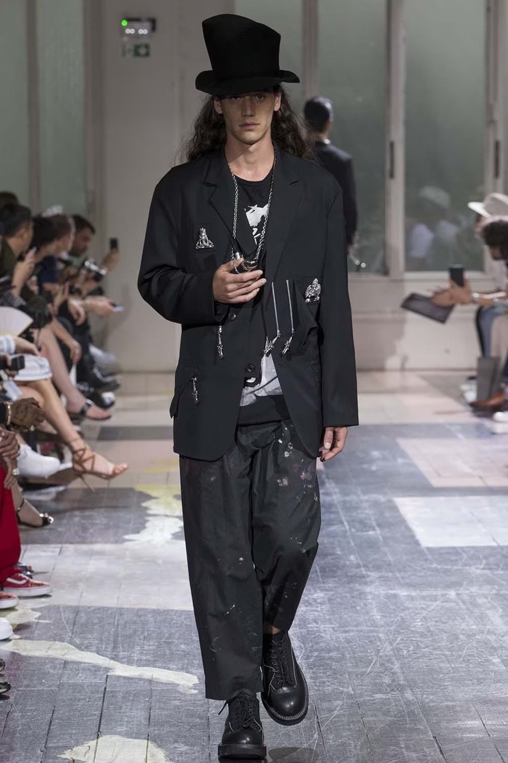Yohji Yamamoto 2018 SS Buddha Brooch — label