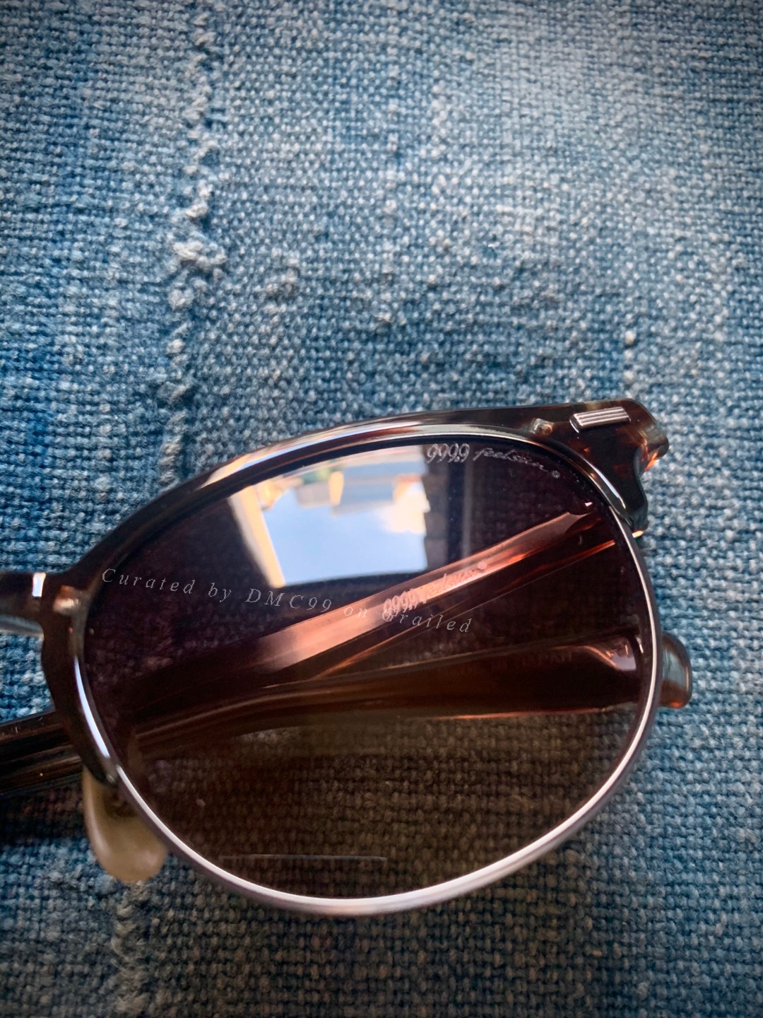 999.9 Free Sun Limited Tortoiseshell Sunglasses — back