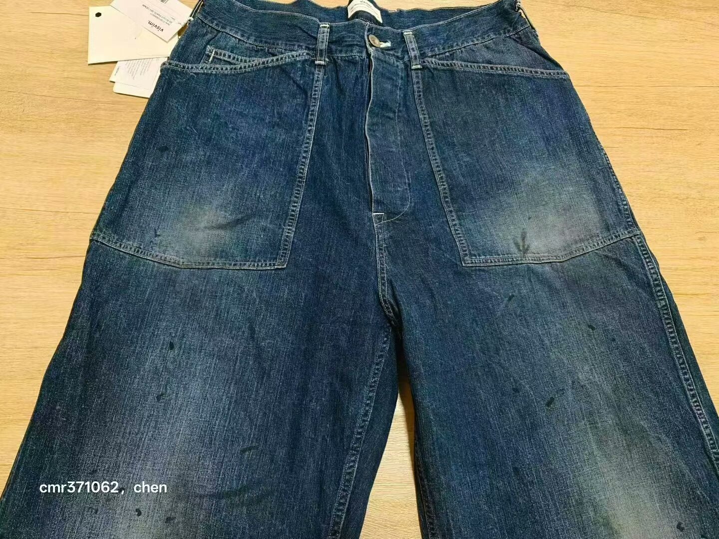VISVIM 26SS SCOUT PANTS DRY DENIM — front