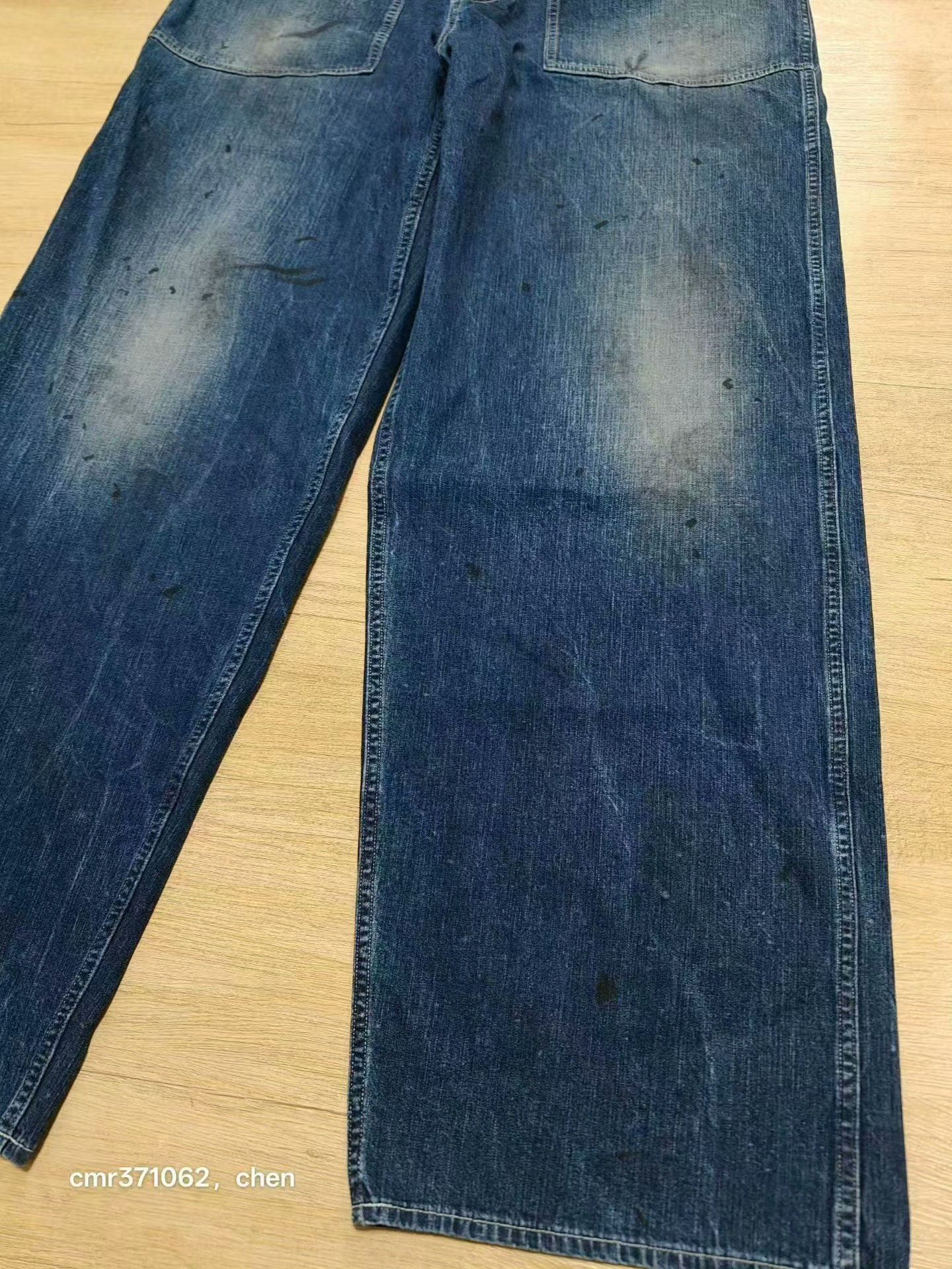 VISVIM 26SS SCOUT PANTS DRY DENIM — back