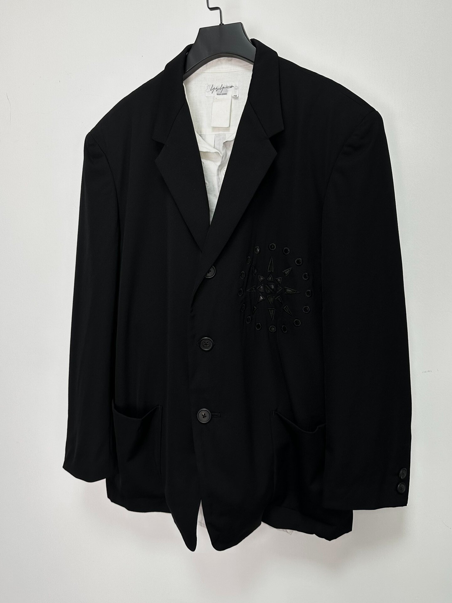 Yohji Yamamoto 92ss Fireworks Cutout Suit — detail