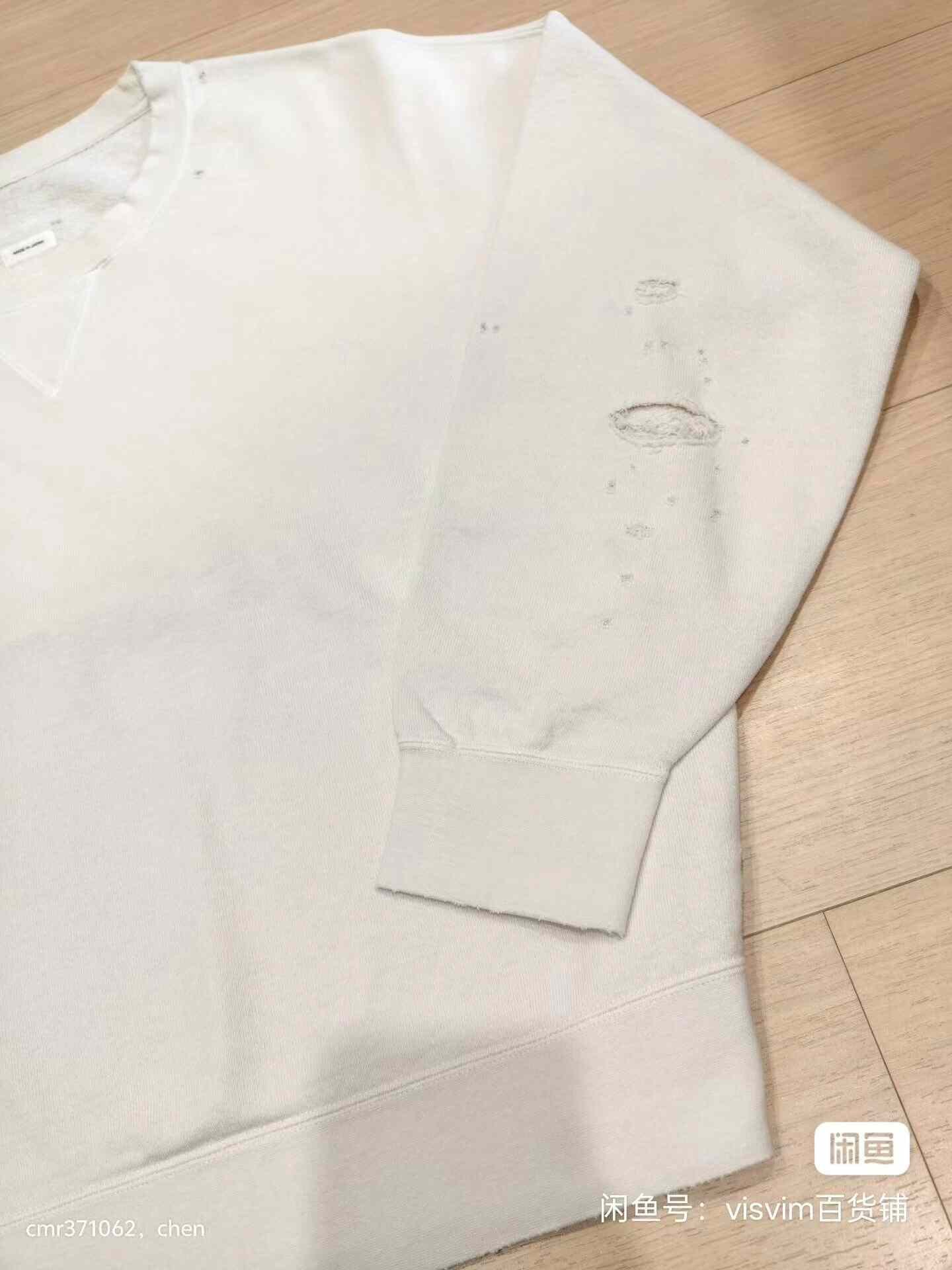 visvim 21ss Amplus Crew L/S Crash — detail