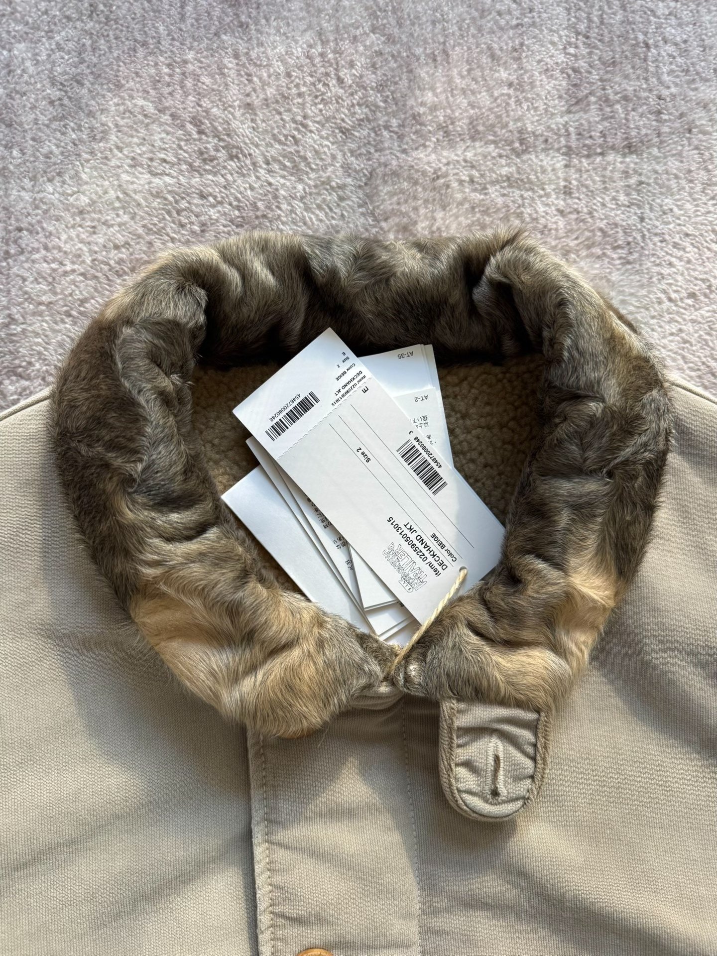 VISVIM 25AW ICT DECKHAND FUR JKT — front