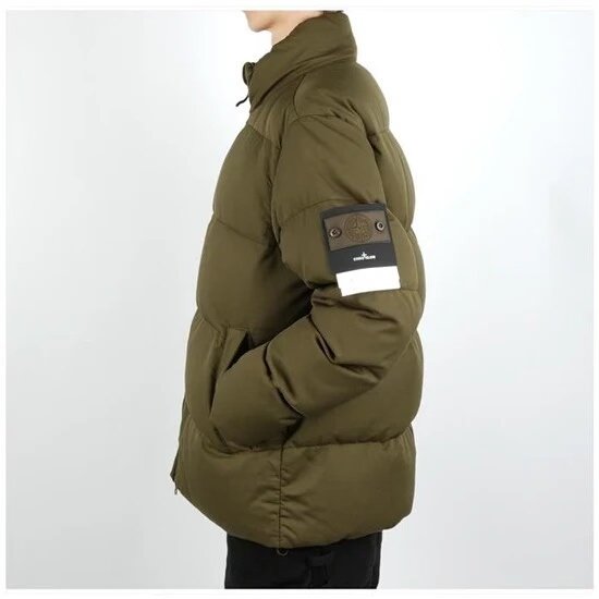 Stone Island Ghost Wool Down Coat — back