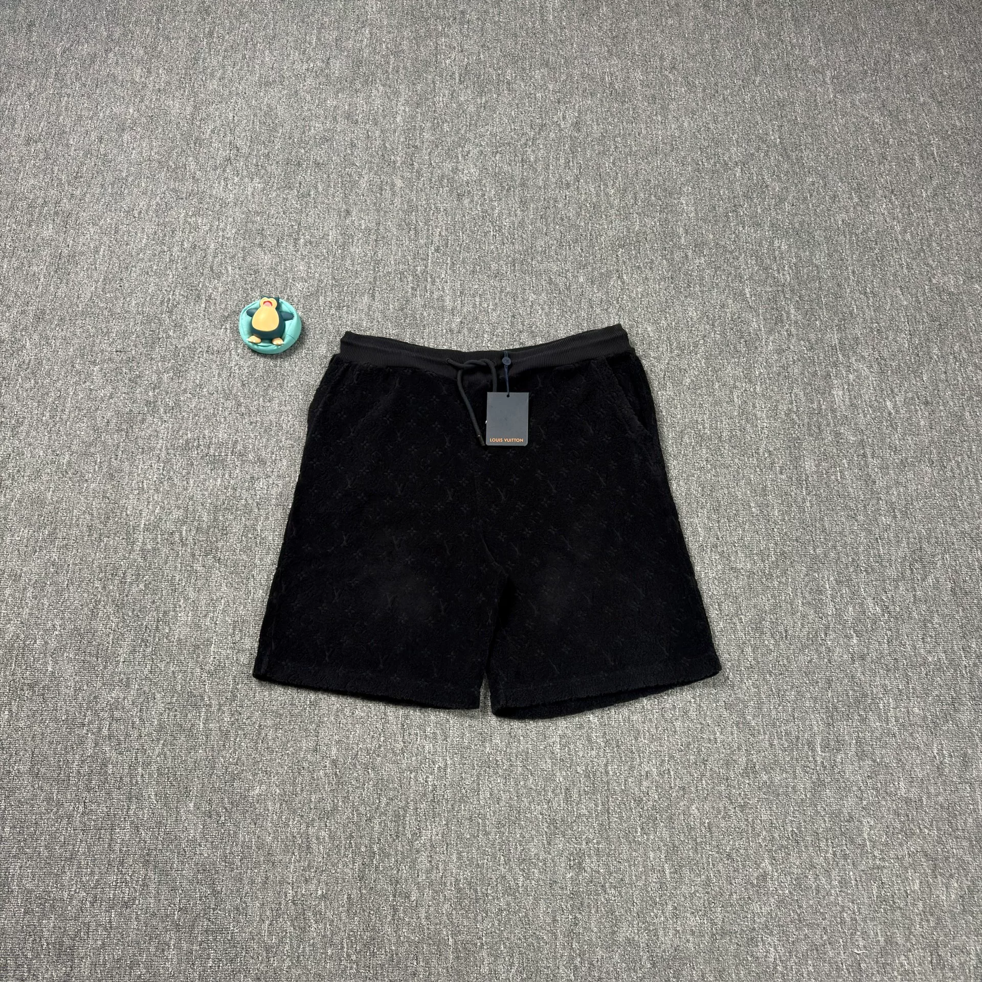 Louis Vuitton Black All-Over Print Shorts