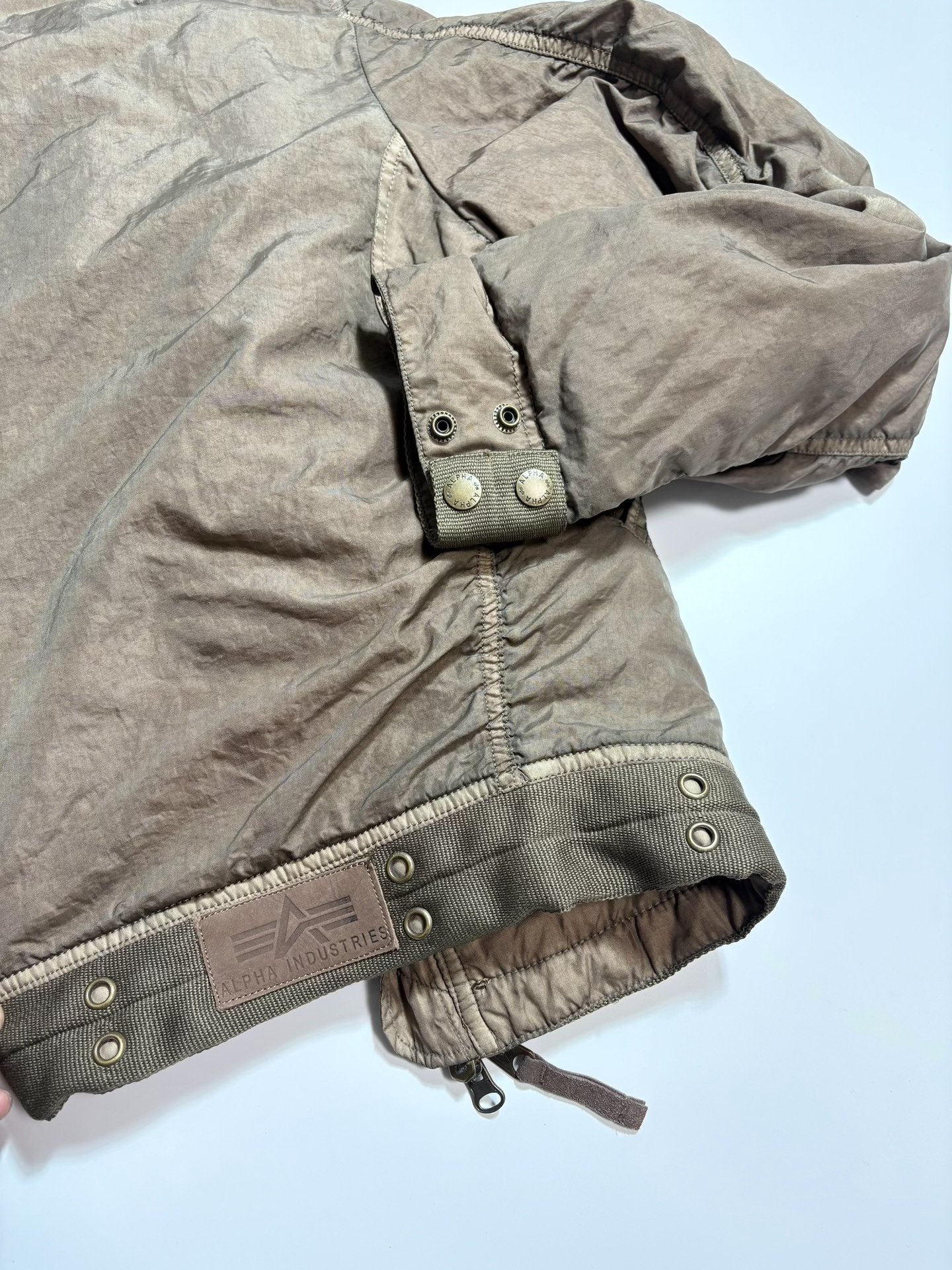 ALPHA 50th Anniversary Limited Cotton Jacket — detail