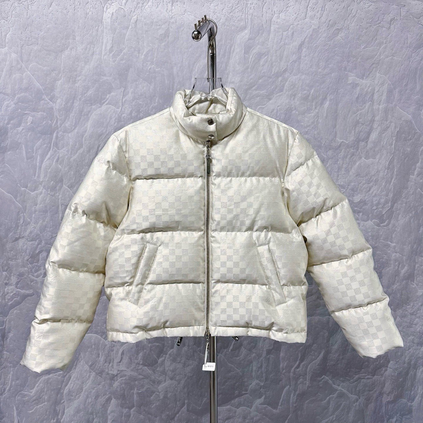 Louis Vuitton Damier Silver Down Jacket