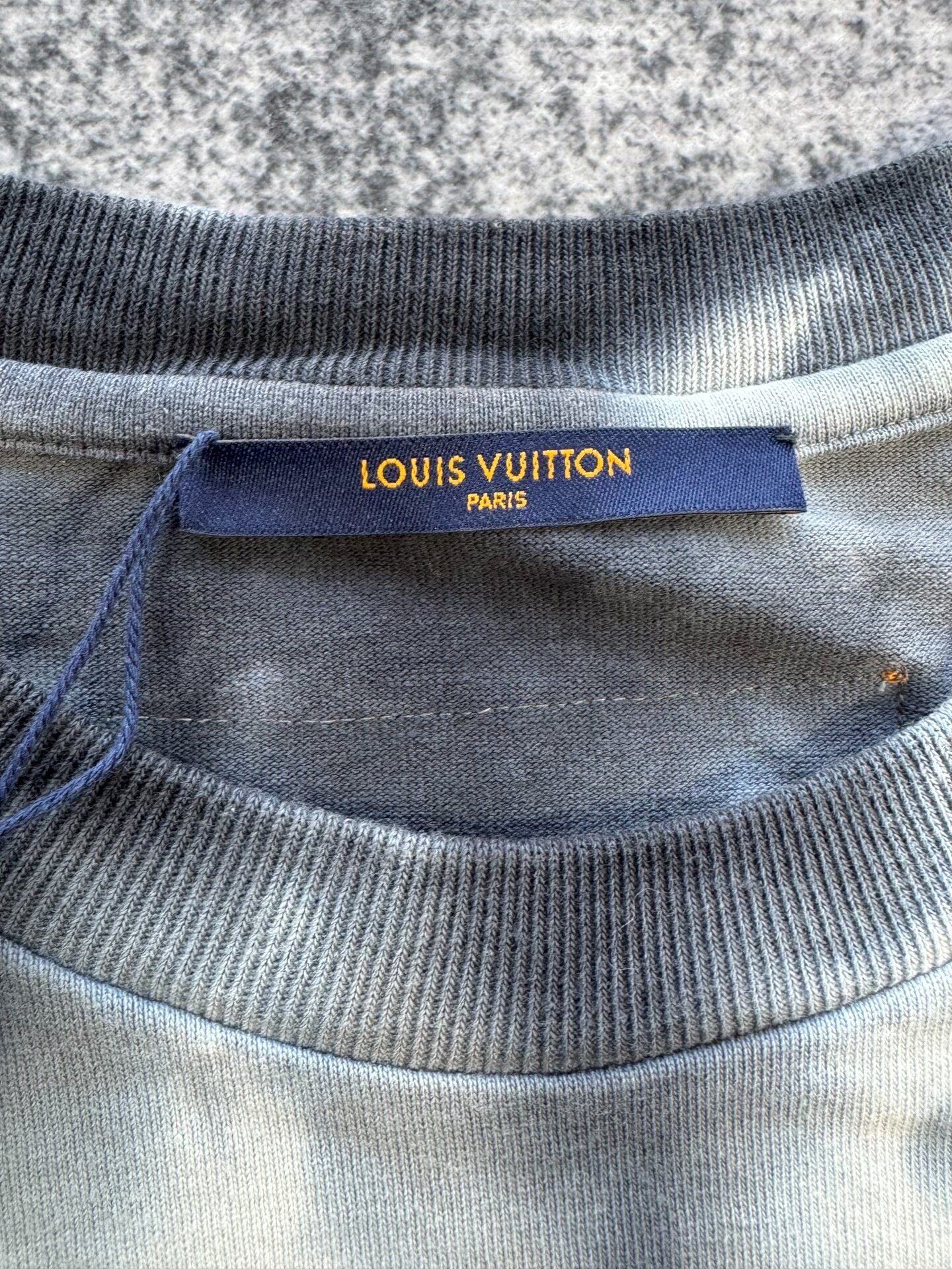 Louis Vuitton Tie-Dye Letter Print T-Shirt — detail