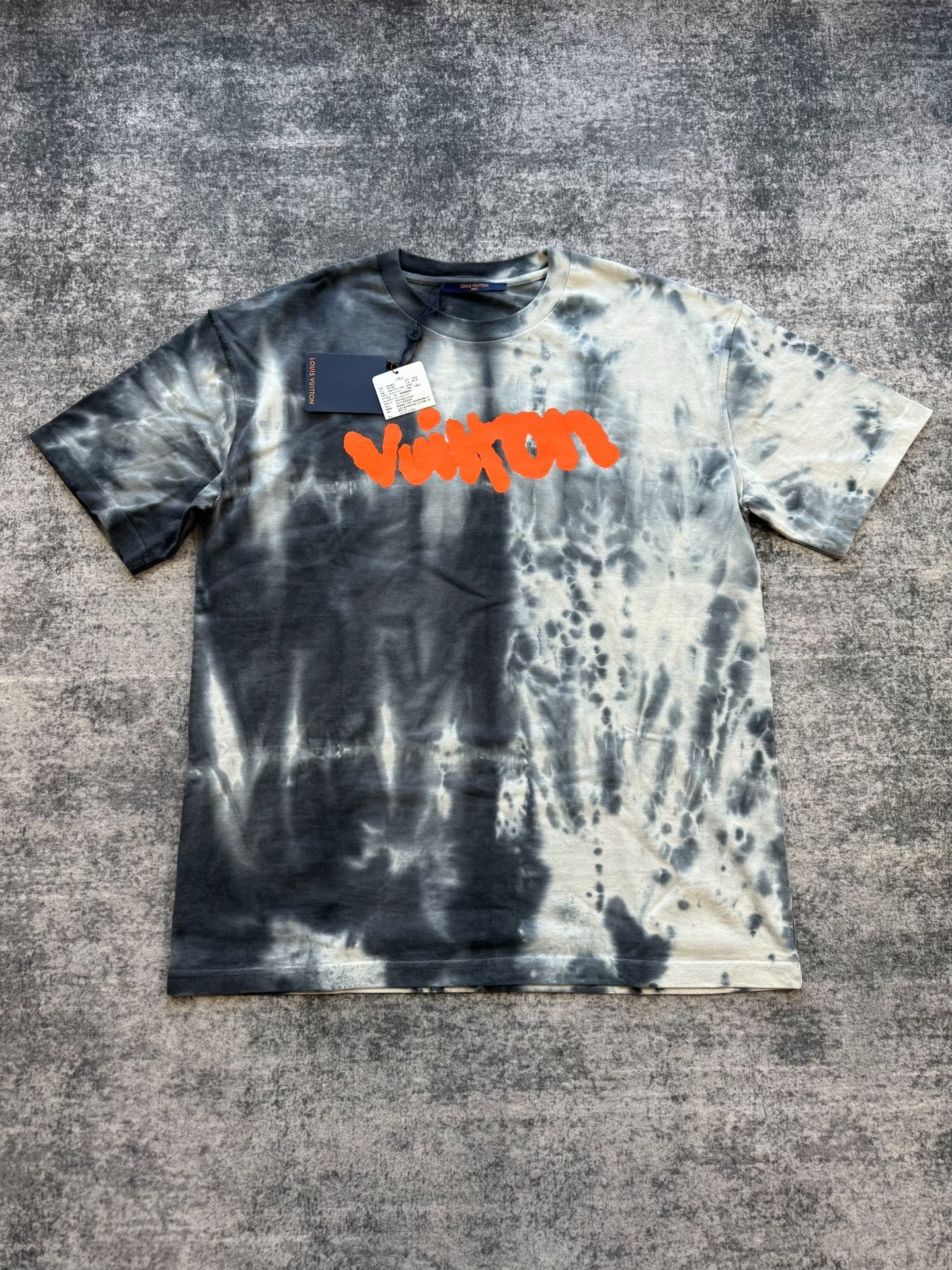 Louis Vuitton Tie-Dye Letter Print T-Shirt