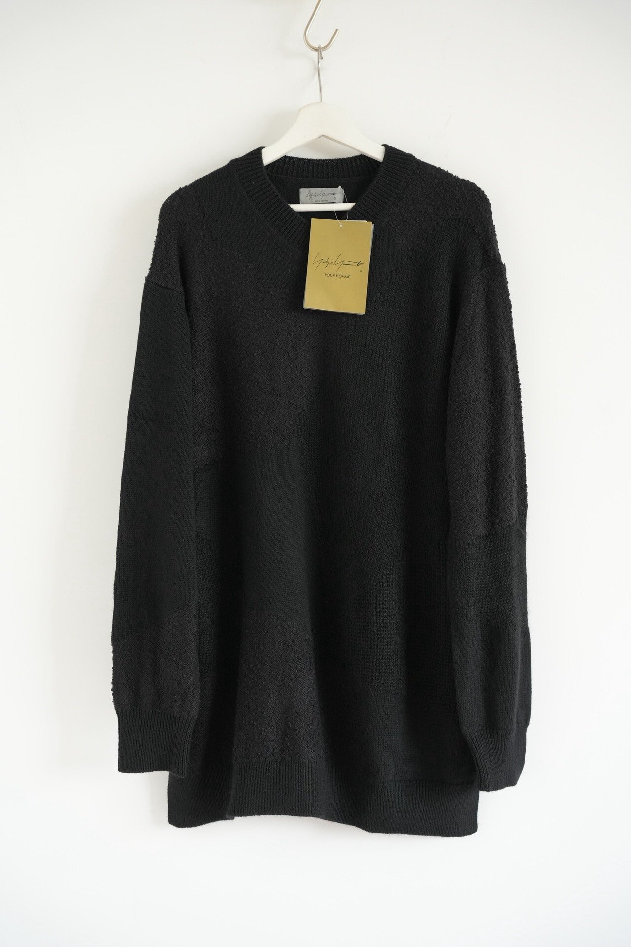 Yohji Yamamoto 24AW Brushed Patchwork Sweater
