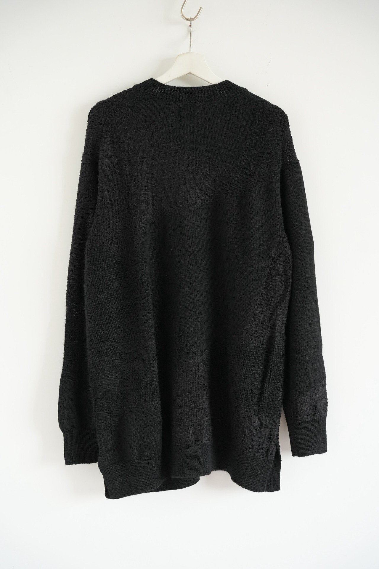 Yohji Yamamoto 24AW Brushed Patchwork Sweater — front
