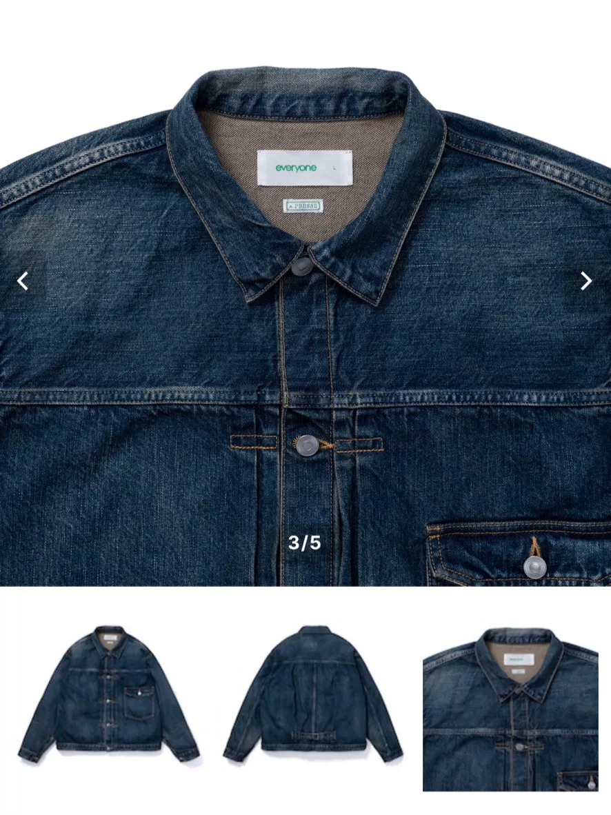 A.PRESSE x everyone Vintage Denim Collaboration — back