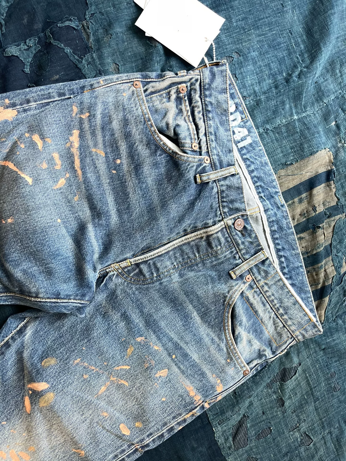 visvim 24AW Sculpture 01 Slim Jeans — detail