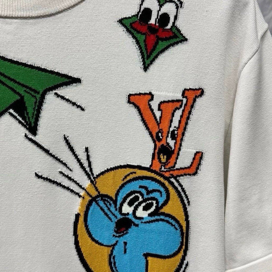 Louis Vuitton Small Airplane Knit Short Sleeve — detail