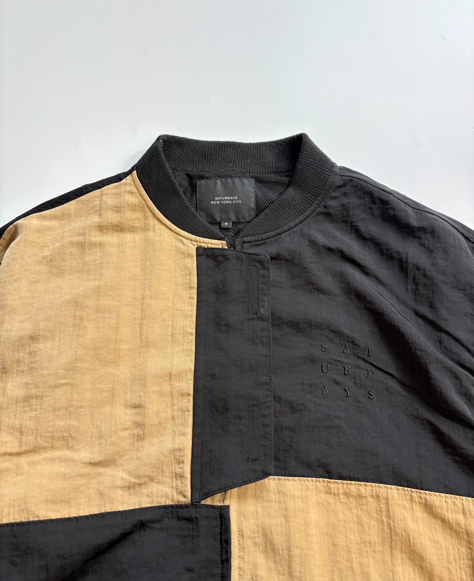 Saturdays NYC Color-Blocked Jacket — detail