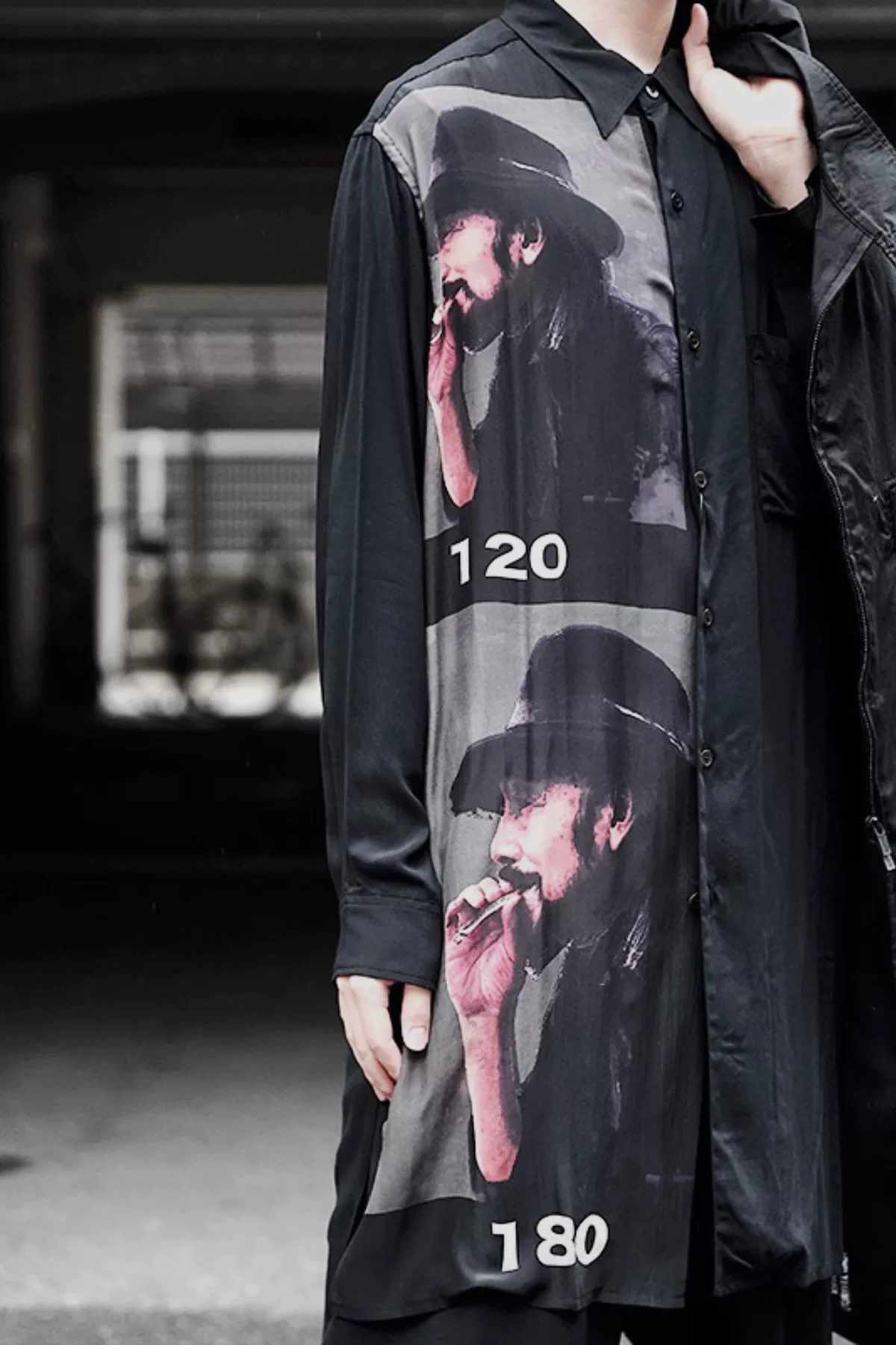 Yohji Yamamoto 2019SS Oversized Silk Scarf — back