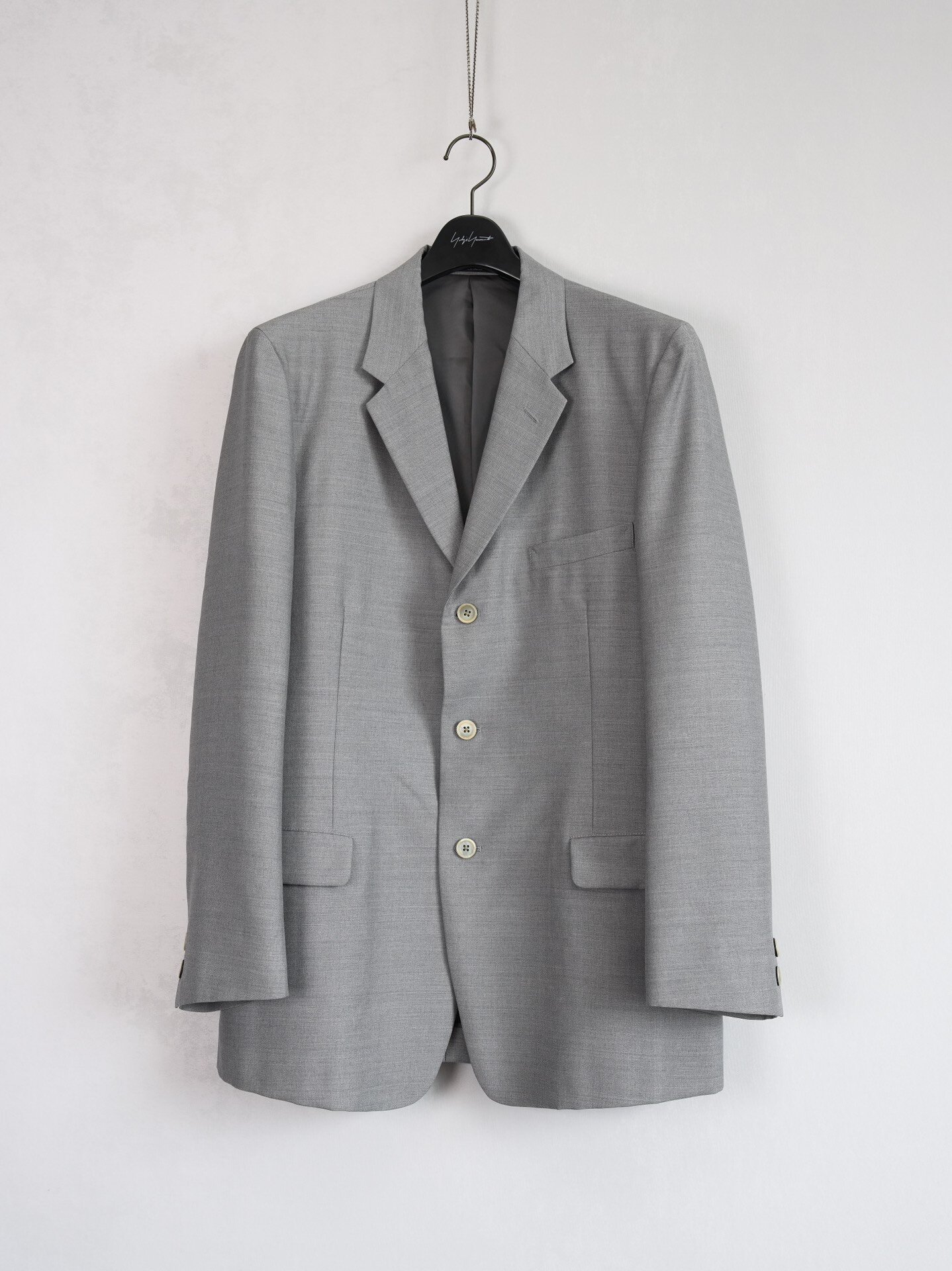 Yohji Yamamoto 01SS 3D Pleated Blazer — front