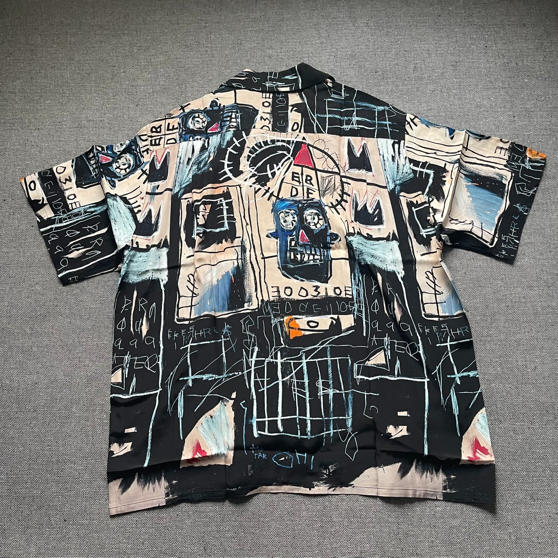 Wacko Maria Basquiat Hawaiian Shirt — front