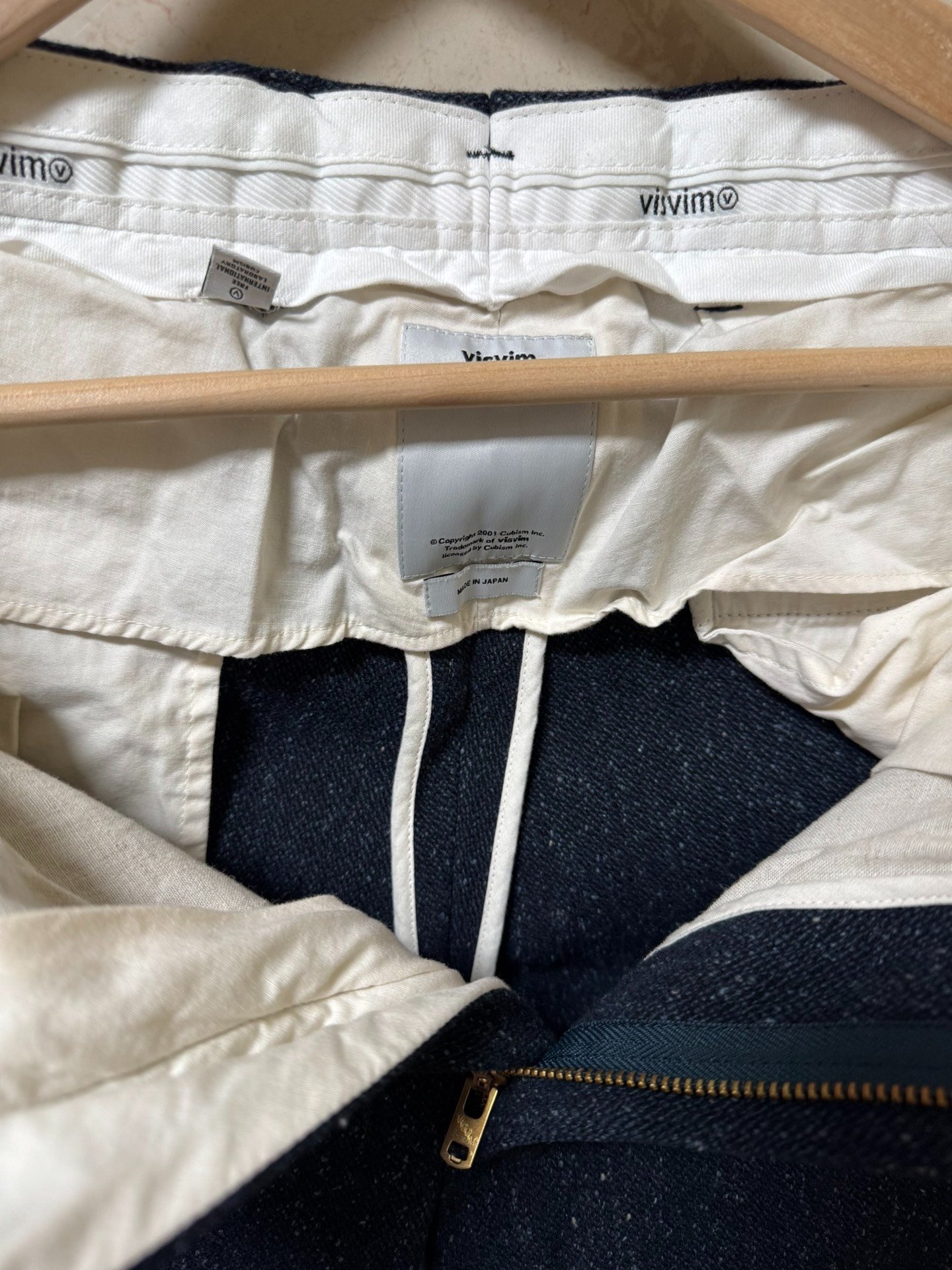 visvim High Water Slacks — detail