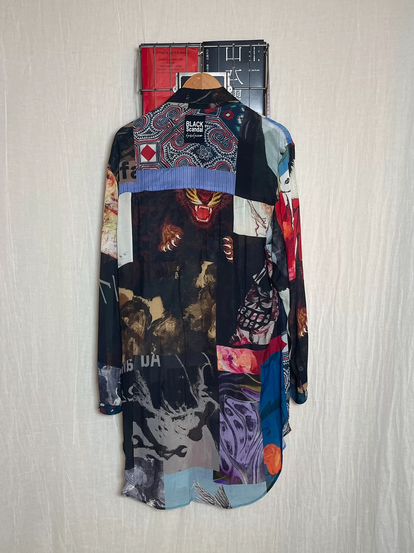 Yohji Yamamoto Black Scandal Limited Shirt — front