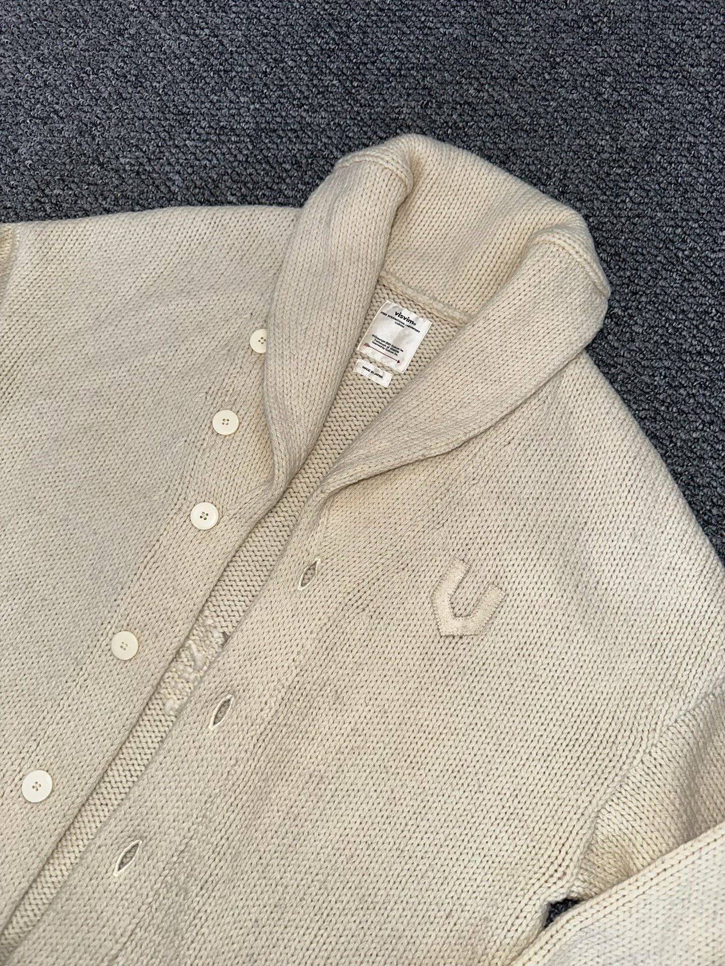visvim 19AW Cowichan Knit Cardigan — front