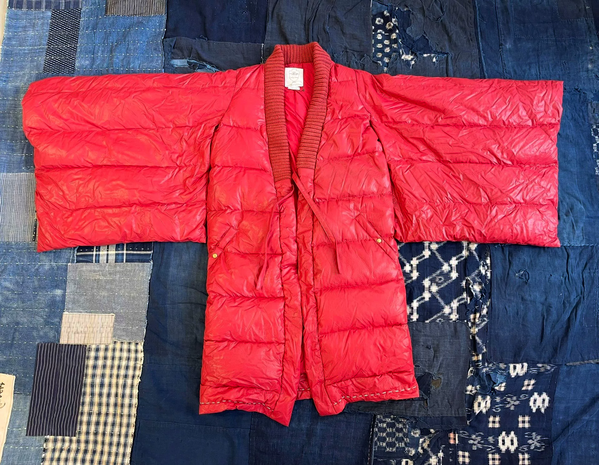 visvim 16AW Kimono Down Coat — front