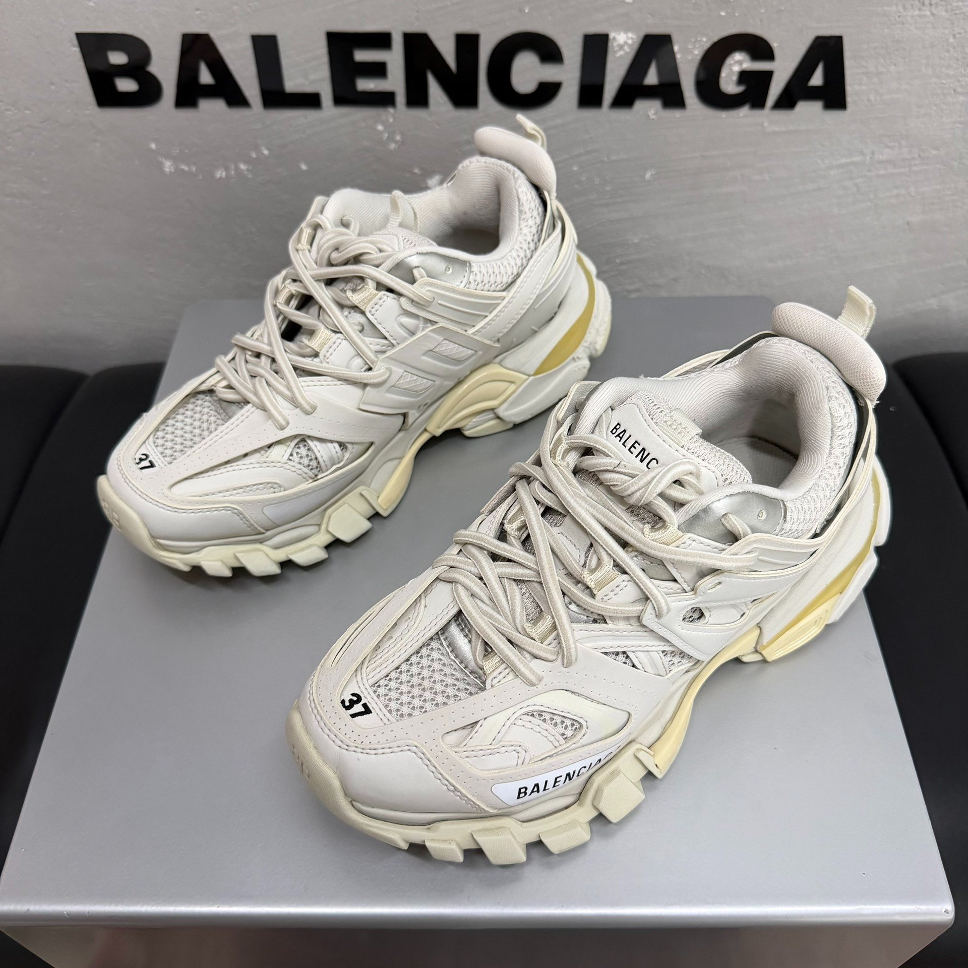 Balenciaga Track White Dad Shoes 37