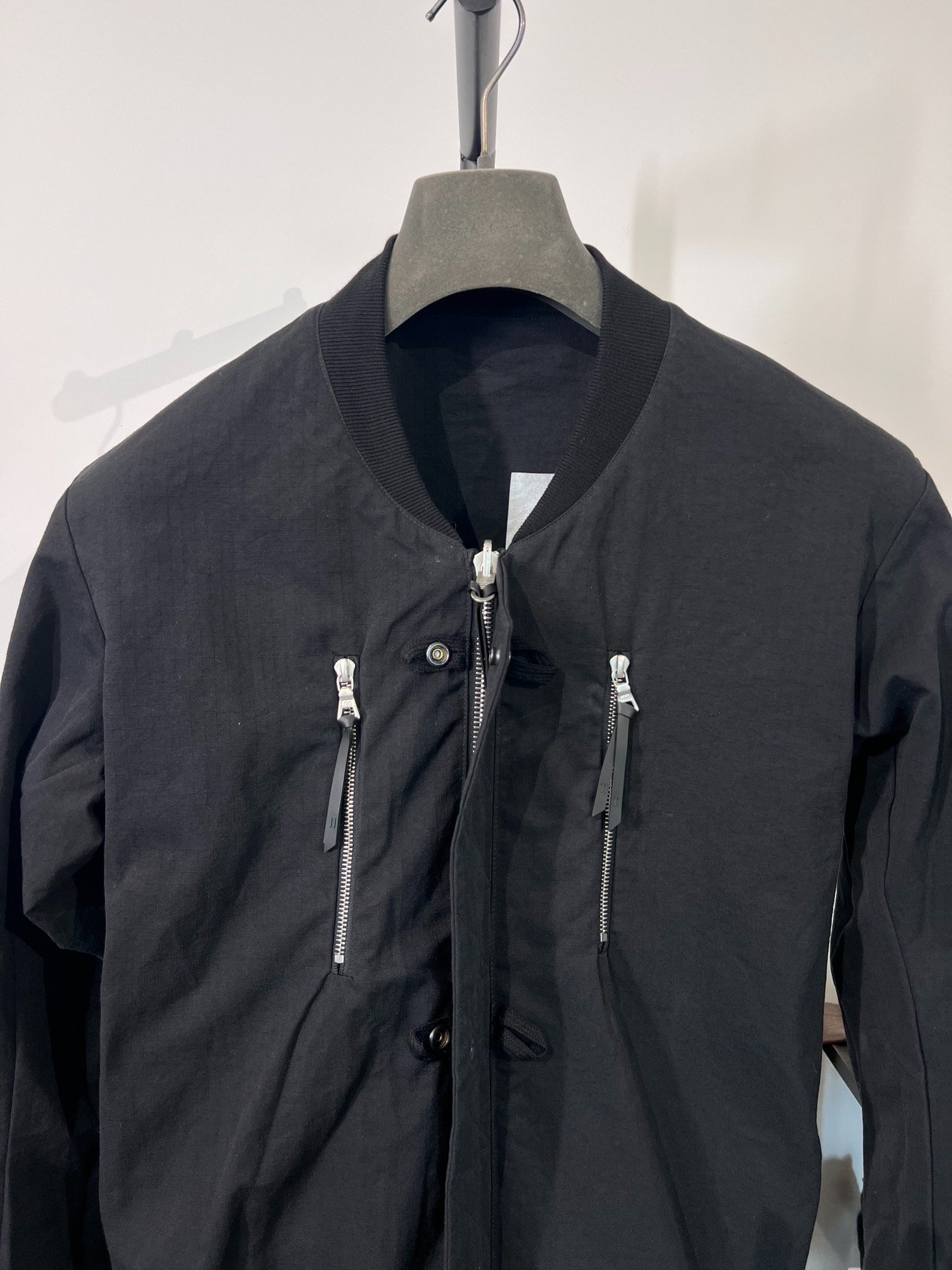 Boris Bidjan Saberi 11by bbs J3 3M Reflective Ma-1 Jacket — label