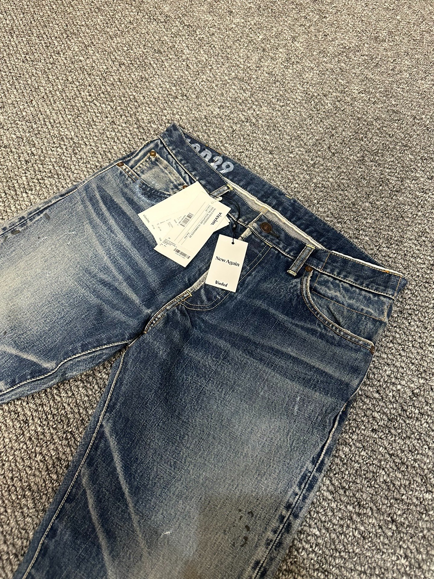 visvim 10d29 Washed Jeans — front