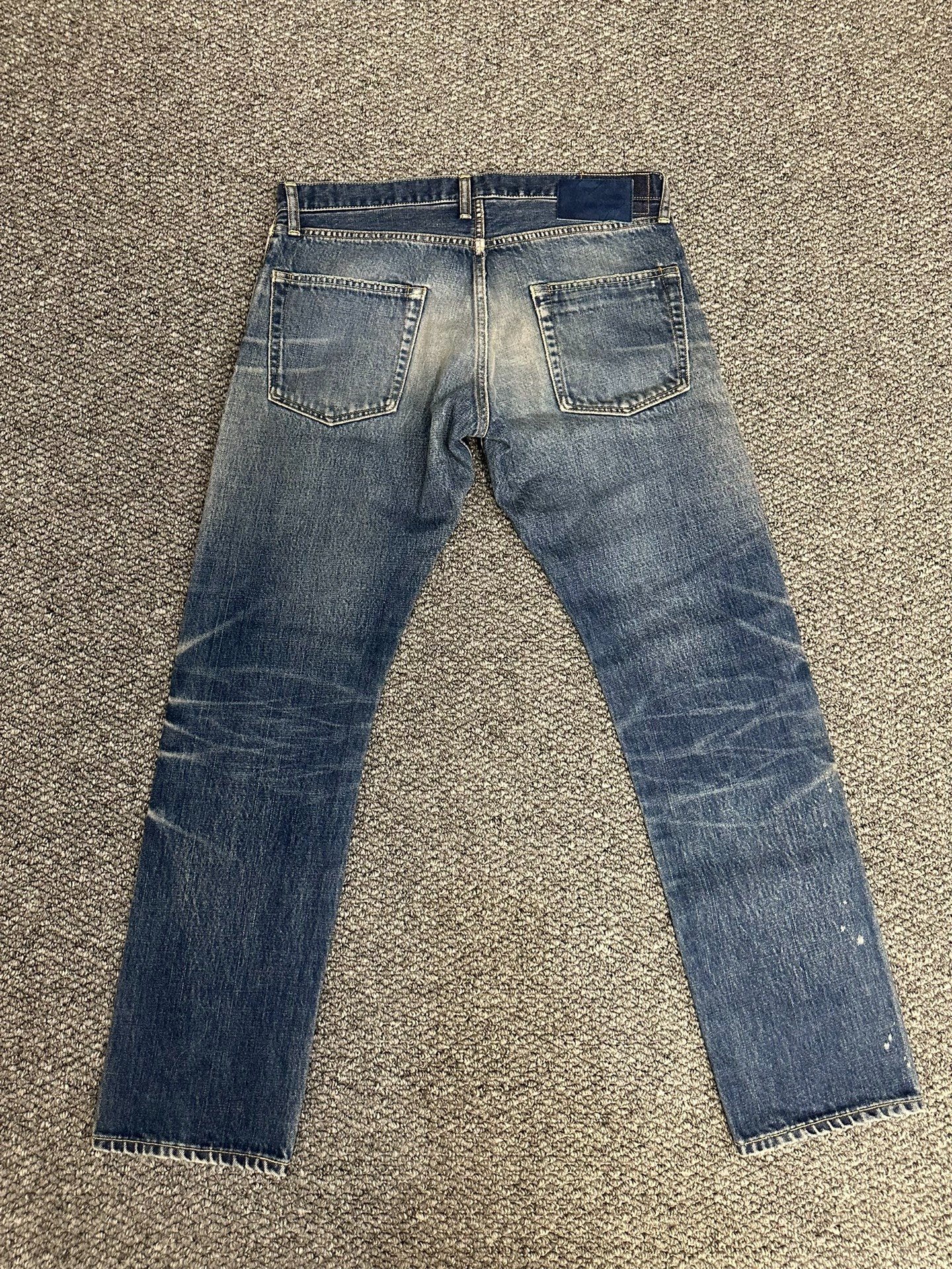 visvim 10d29 Washed Jeans — label