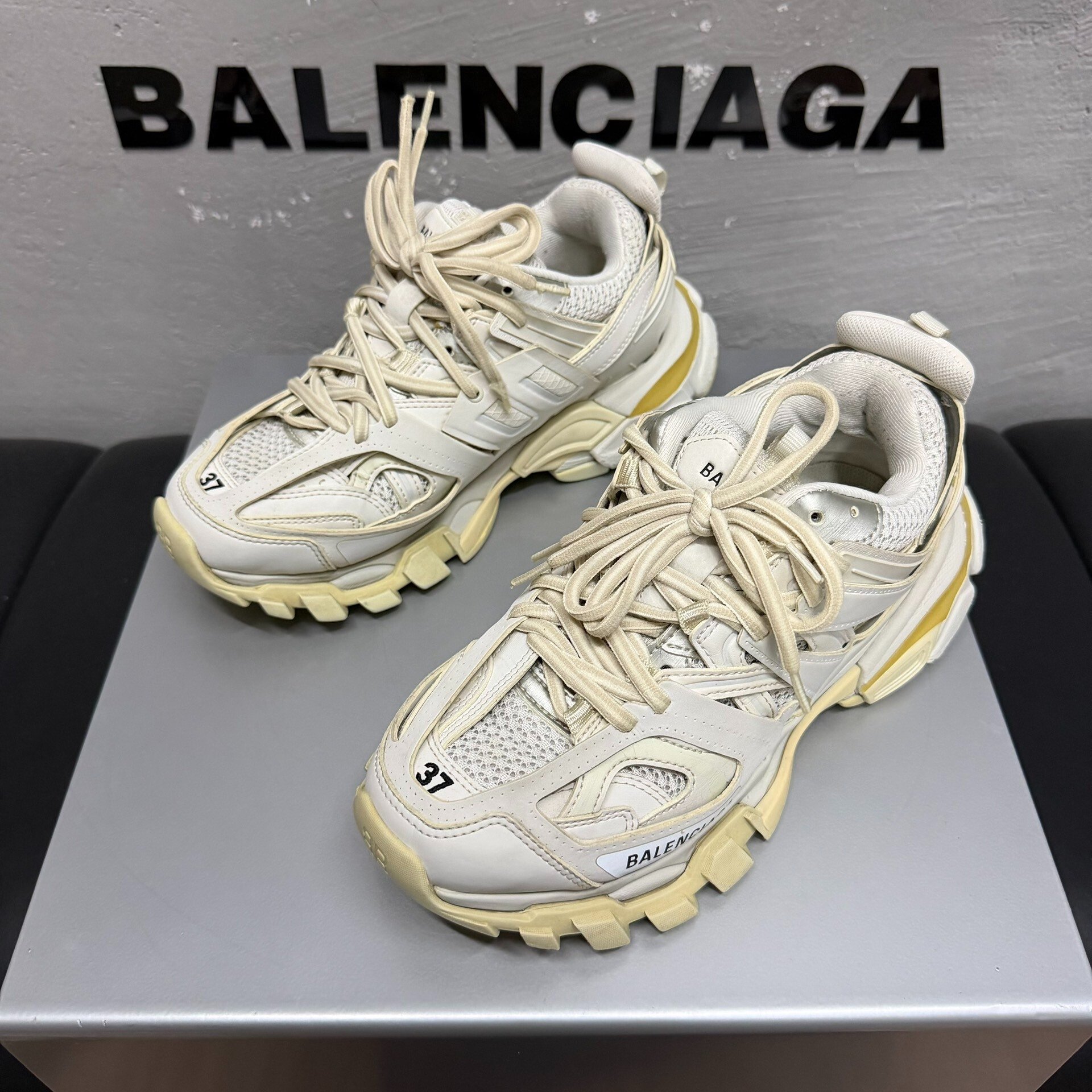 Balenciaga Track White Dad Shoes