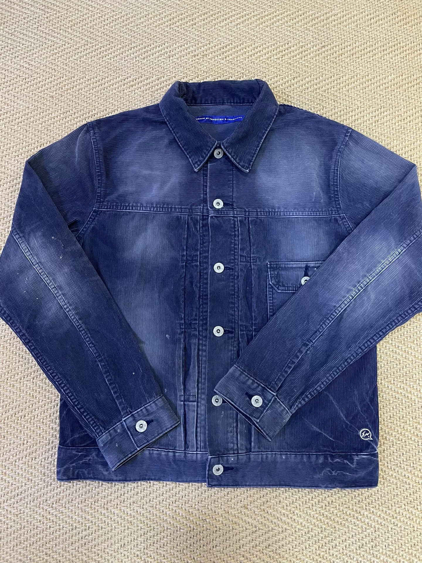 Vanquish Fragment Distressed Corduroy Jacket