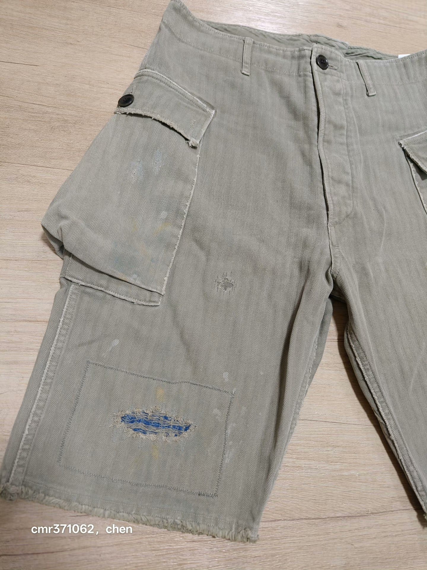 visvim 20SS Veterans Crash Shorts — front
