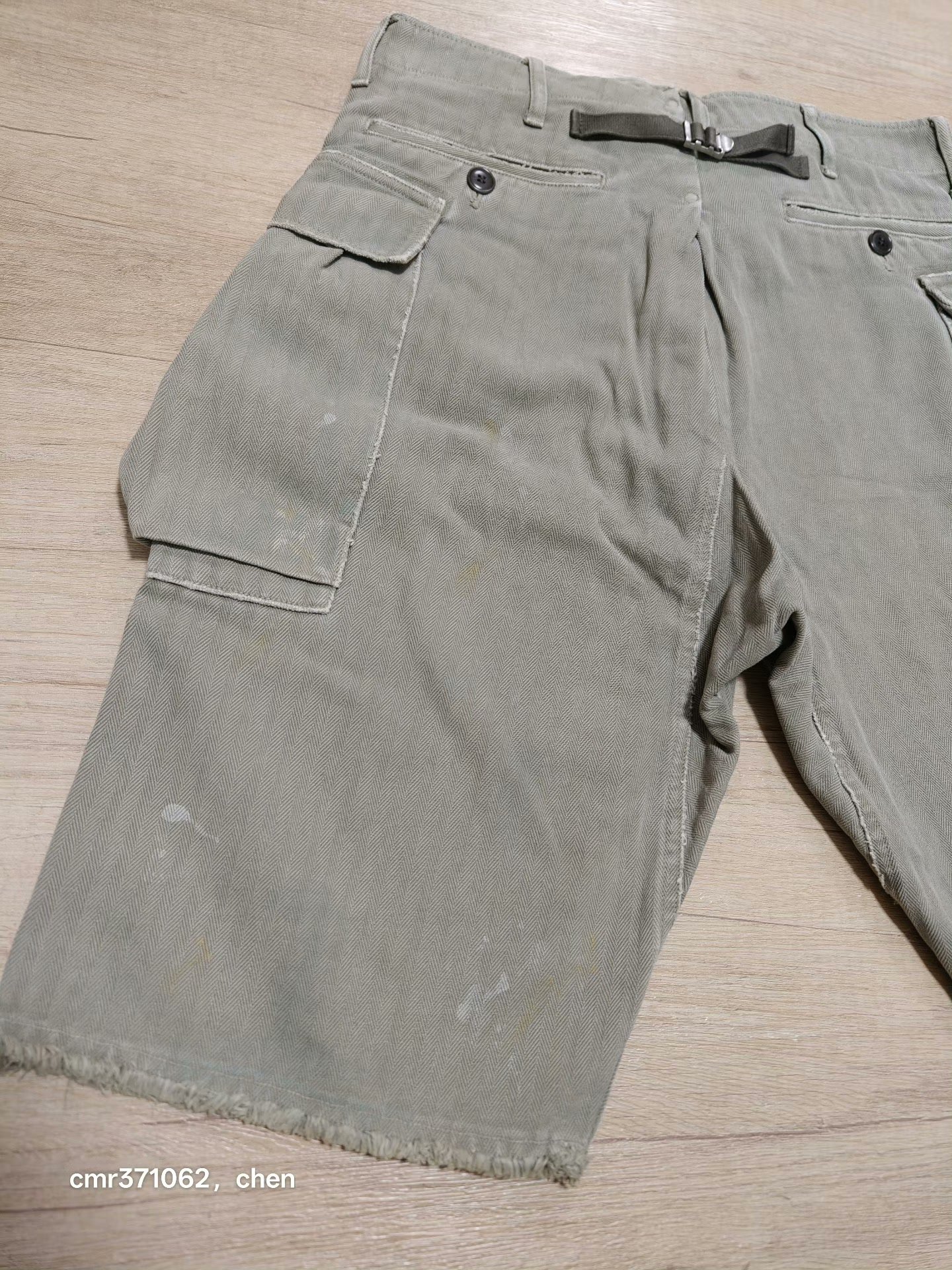 visvim 20SS Veterans Crash Shorts — back