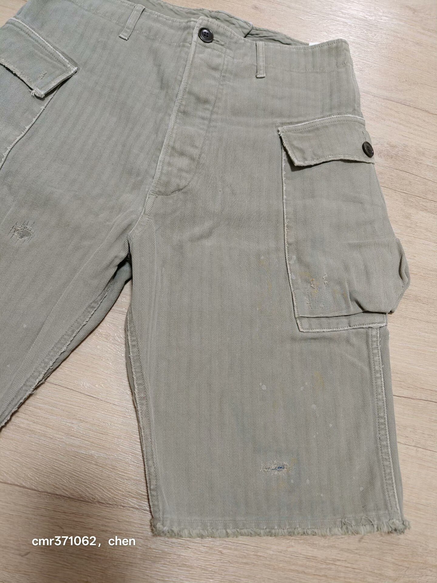 visvim 20SS Veterans Crash Shorts — detail