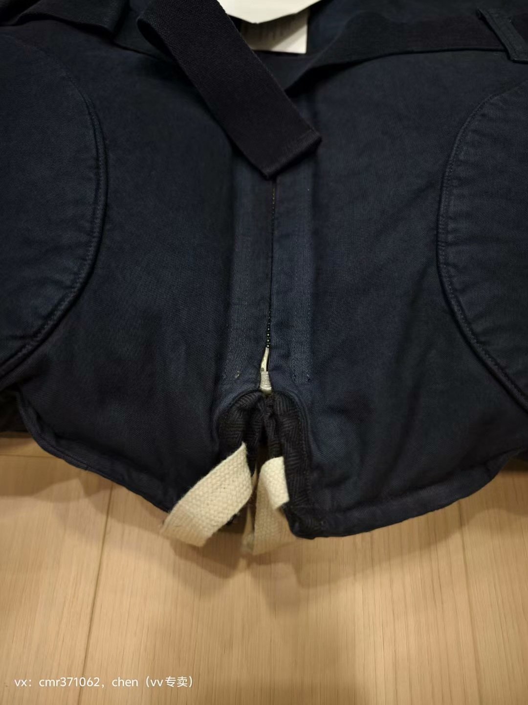 visvim 20AW Harrier Down Vest — detail