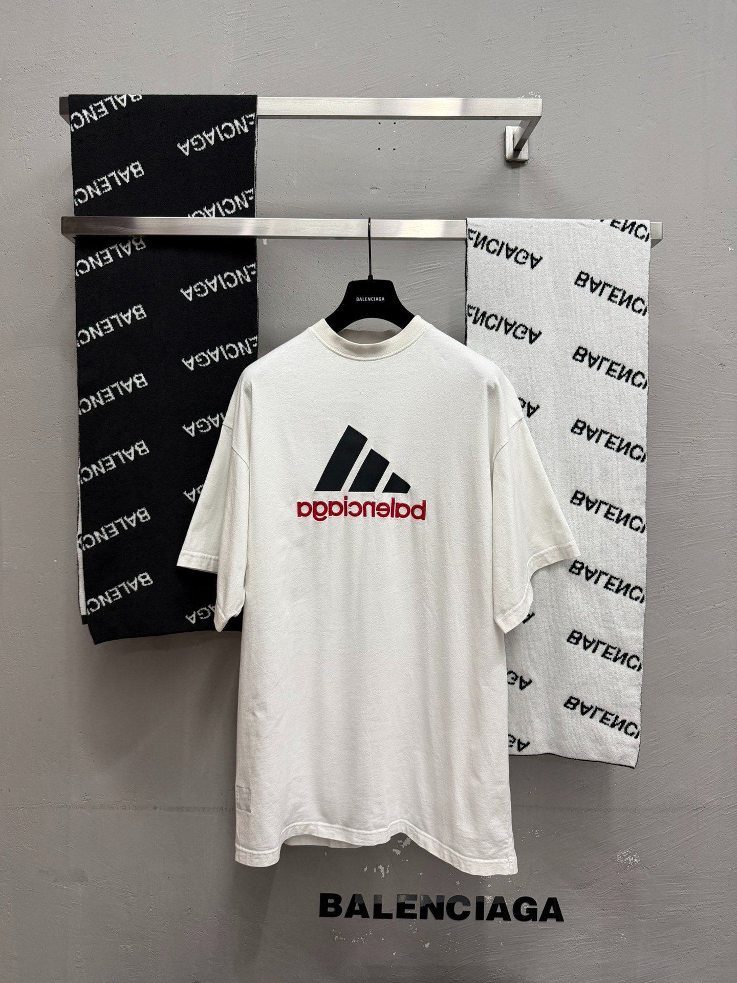 Balenciaga x adidas Short-Sleeve T-Shirt