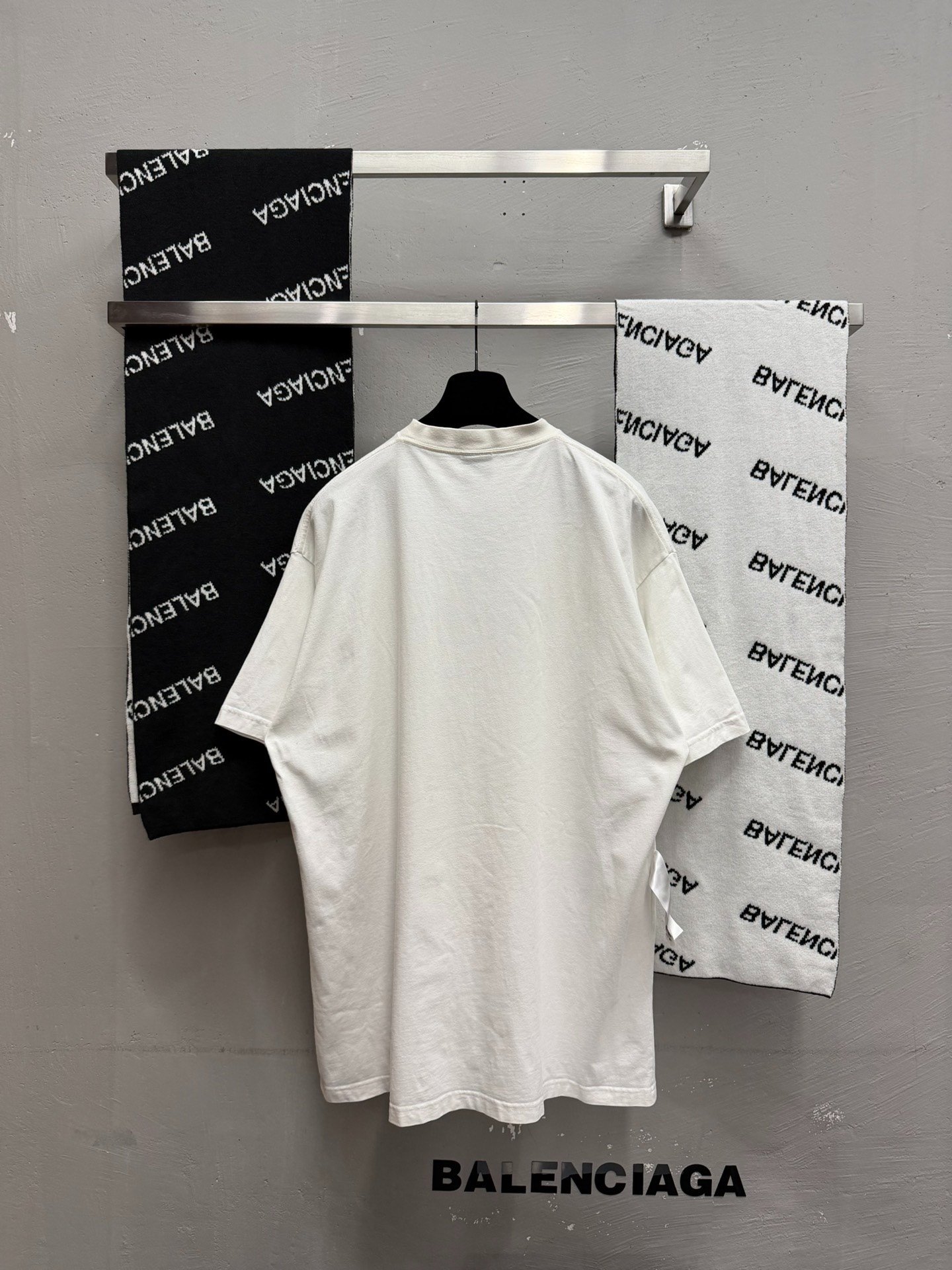 Balenciaga x adidas Short-Sleeve T-Shirt — detail