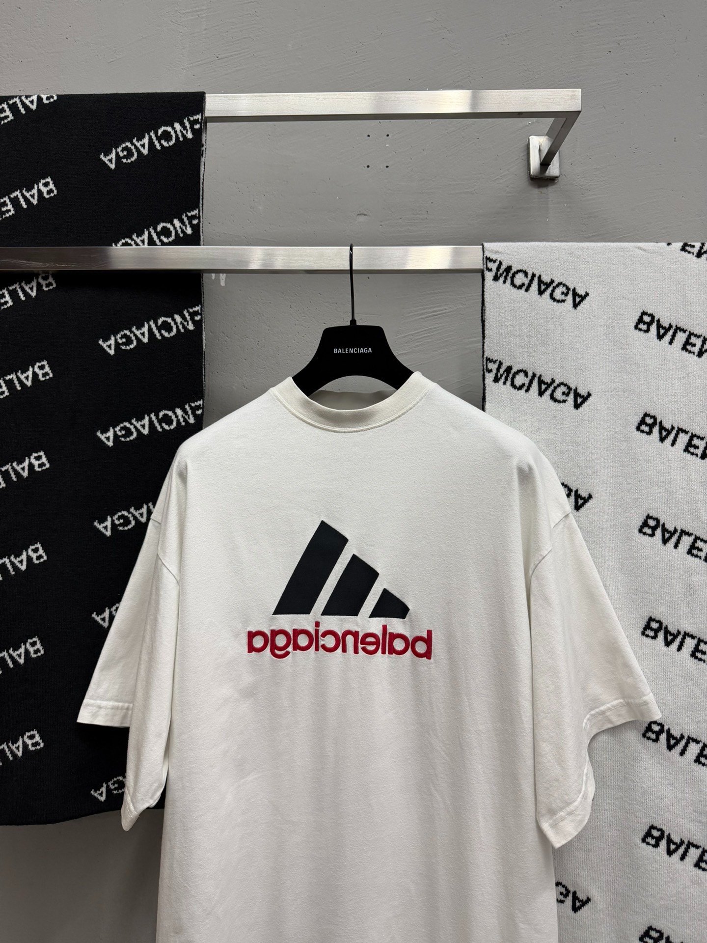 Balenciaga x adidas Short-Sleeve T-Shirt — front