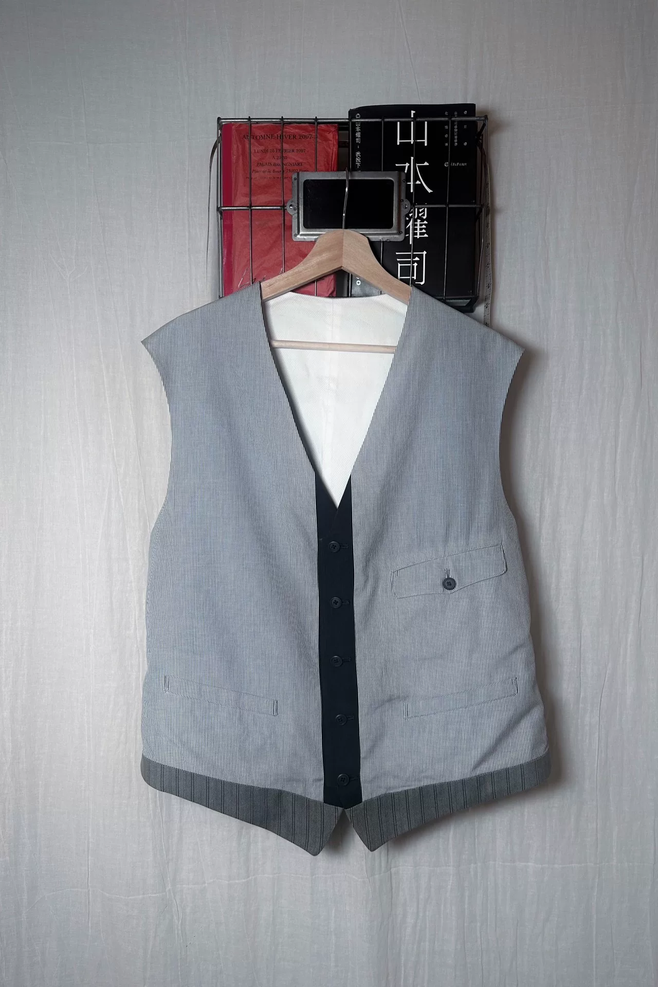 Yohji Yamamoto 94ss Double-Sided Vest — label