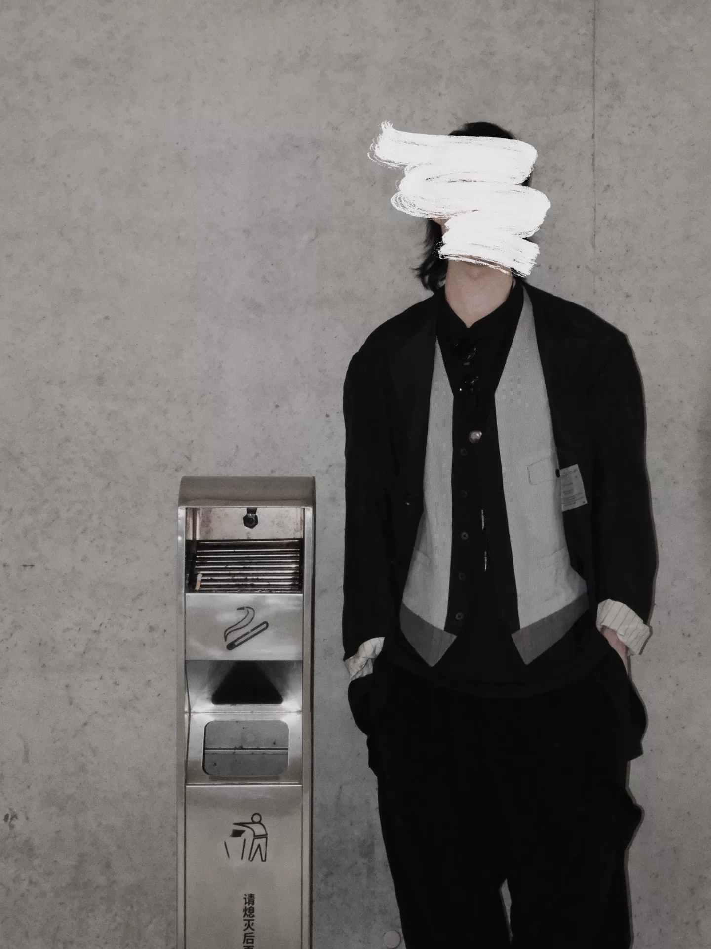 Yohji Yamamoto 94ss Double-Sided Vest — back
