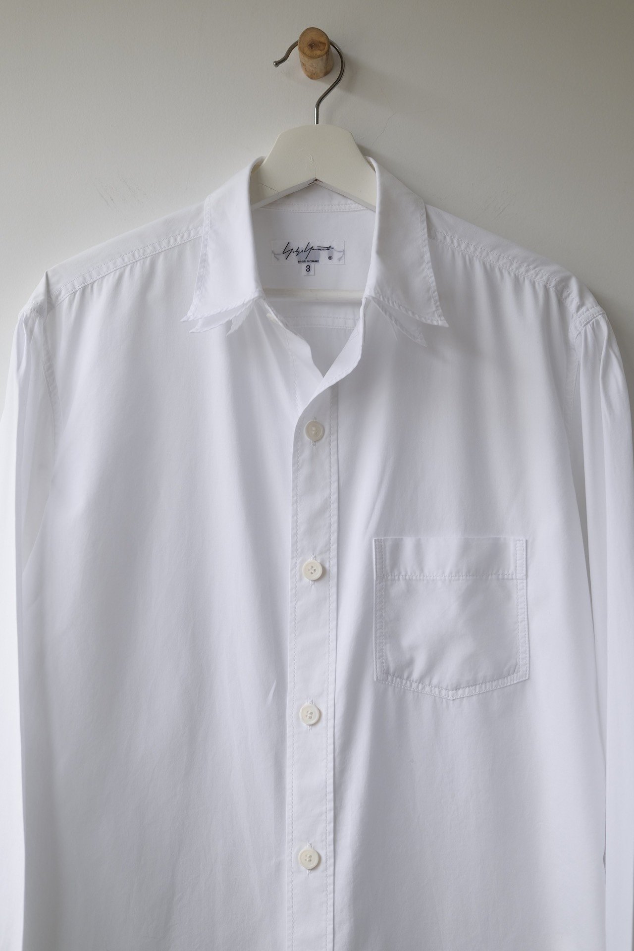 Yohji Yamamoto 18AW Multi-Collar Shirt — detail