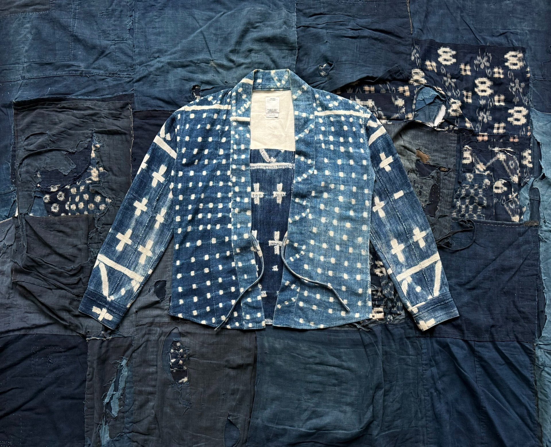VISVIM LHAMO SHIRT INDIGO SPOT
