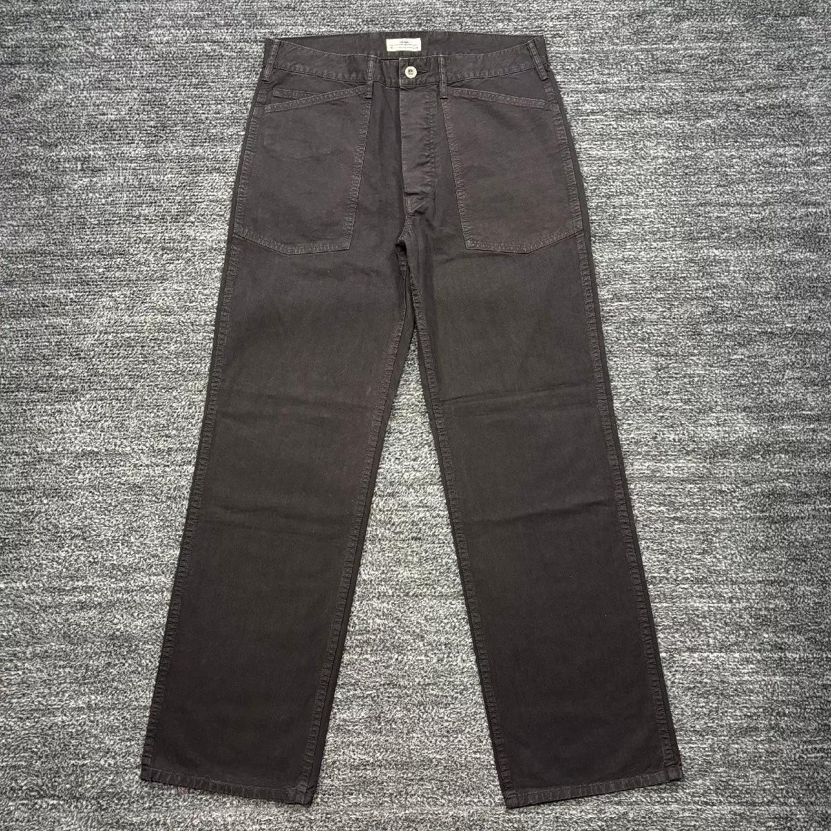 visvim Carpenter Pants DMGD Black
