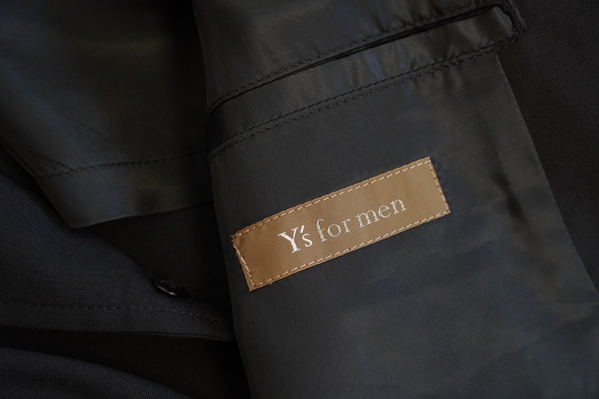 Yohji Yamamoto Y's Men Wool Jacket — label