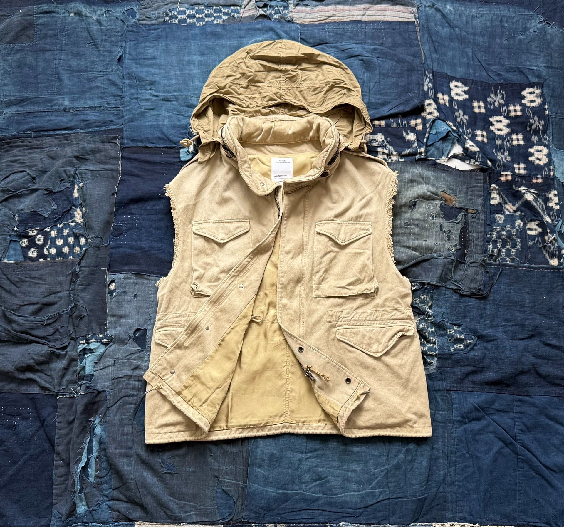 Visvim 24SS Bickle Vest M65 — front