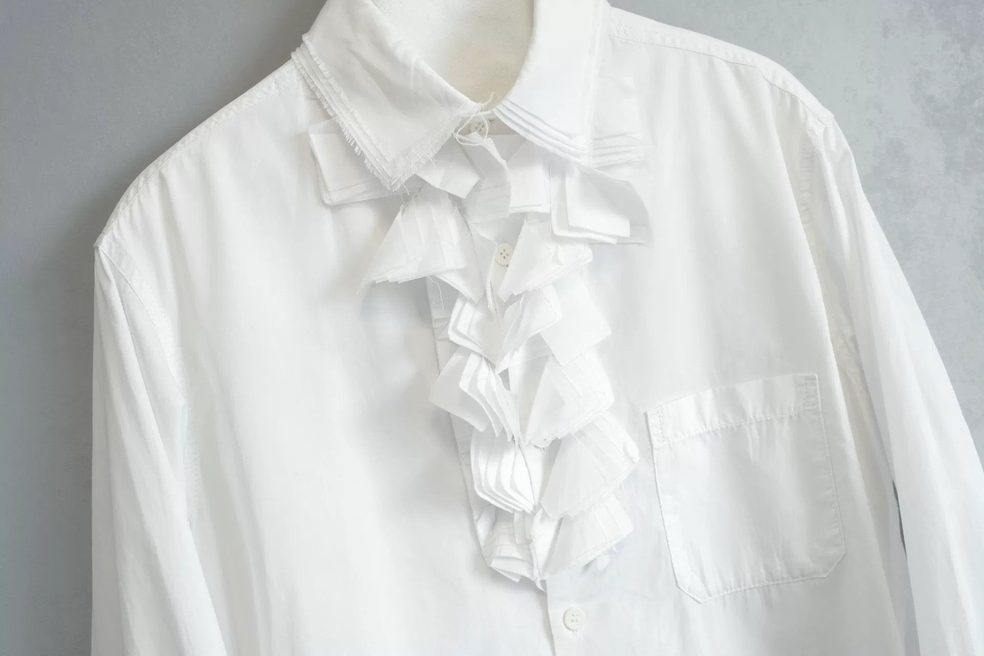 Yohji Yamamoto 15AW Triple Collar Shirt — back